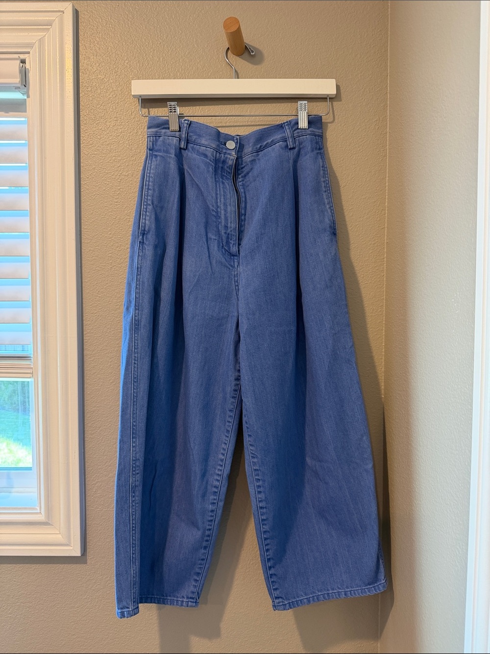 COS Pale Blue Denim Barrel Leg